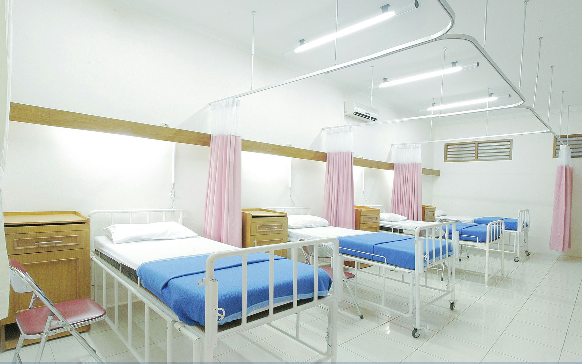 hospital beds